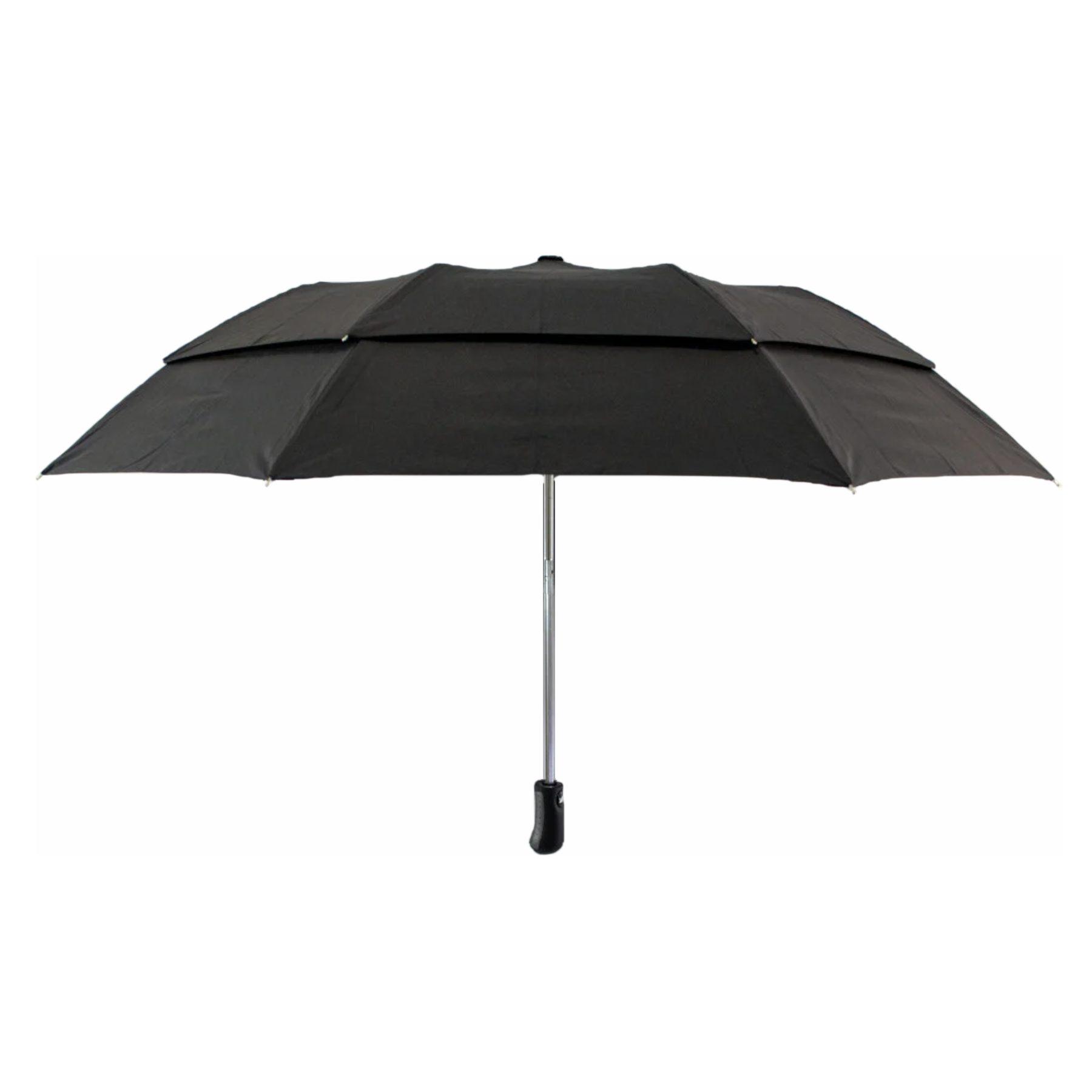Зонт Fiaba президентский с клапаном полуавтомат складной Черный (58200)