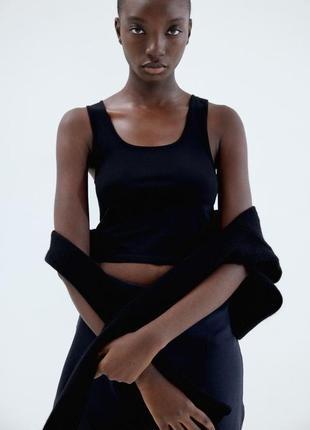 Топ жіночий спортивний H&M 1093790 L Чорний (1111109411504)