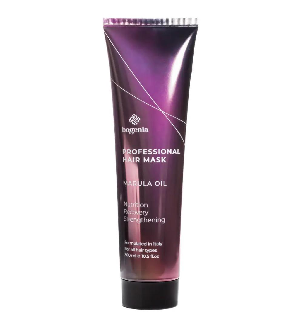 Маска для волос с маслом марулы Bogenia Professional Hair Mask Marula Oil 300 мл Маска для волос с маслом марулы Bogenia Professional Hair Mask Marula Oil 300 мл