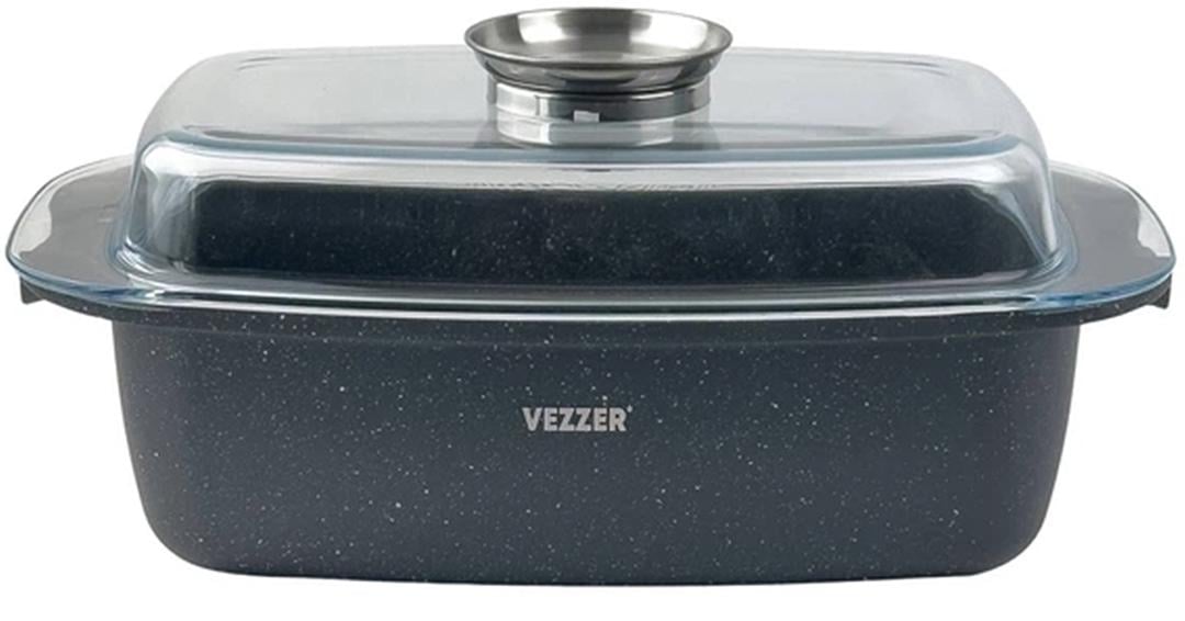 Гусятниця Vezzer з мармуровим покриттям 5,5 л (VZ8083) Гусятниця Vezzer з мармуровим покриттям 5,5 л (VZ8083)