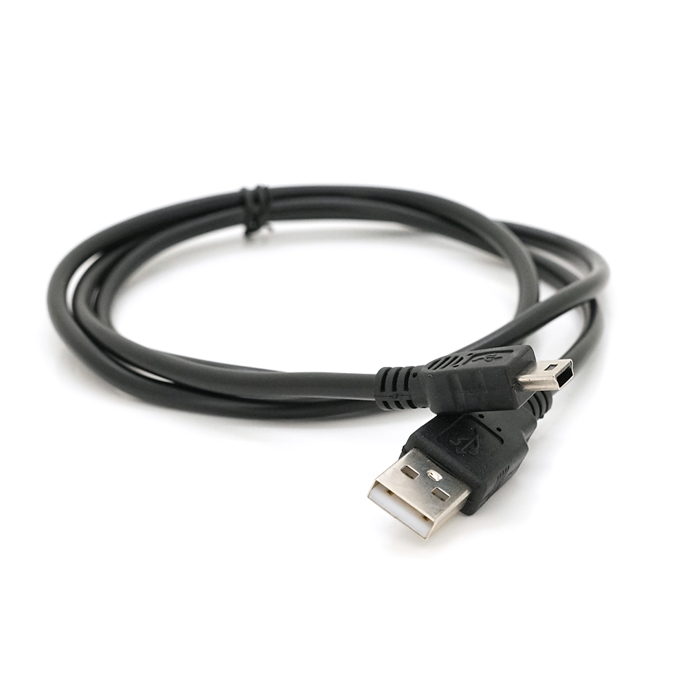 Кабель USB 2,0 AM/Mini 5 pin 0,8 м Черный (YUT_V8264)