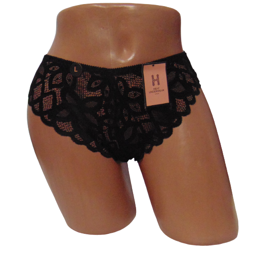 Женские трусы ажурные Heat Underwear V11913 L Черный (1882828815)