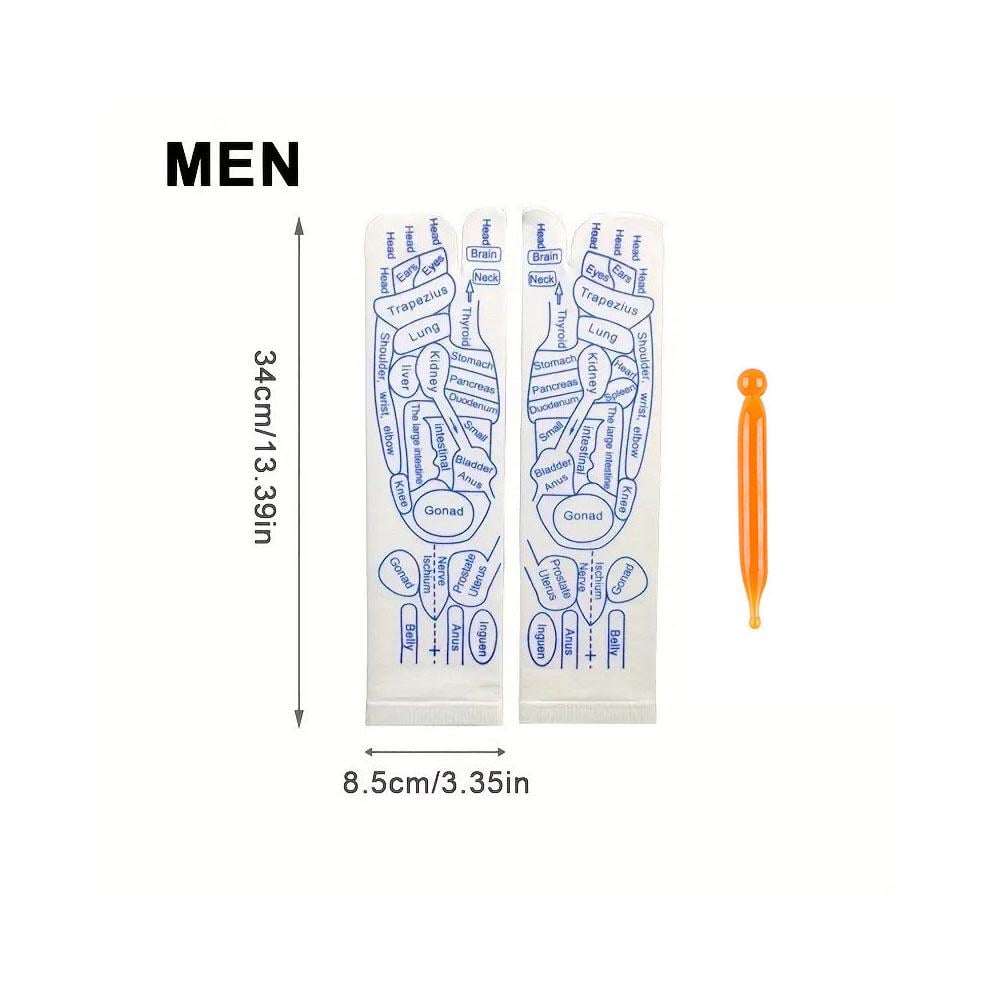 Комплект шкарпетки чоловічі та інструмент для акупунктурного масажу стоп (IY0030_1) - фото 4 Комплект шкарпетки чоловічі та інструмент для акупунктурного масажу стоп (IY0030_1) - фото 4