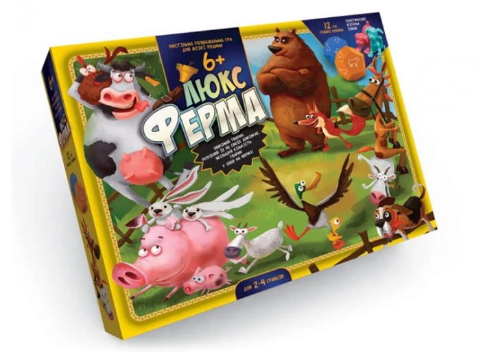 Настольная игра Danko Toys G-FL-UA-01 5 Ферма ЛЮКС (58620)