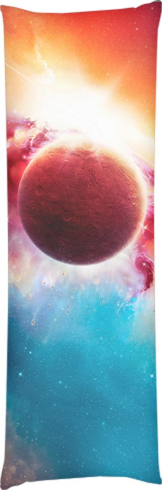 Подушка дакимакура Space Космос 2 50x150 см (13549353)