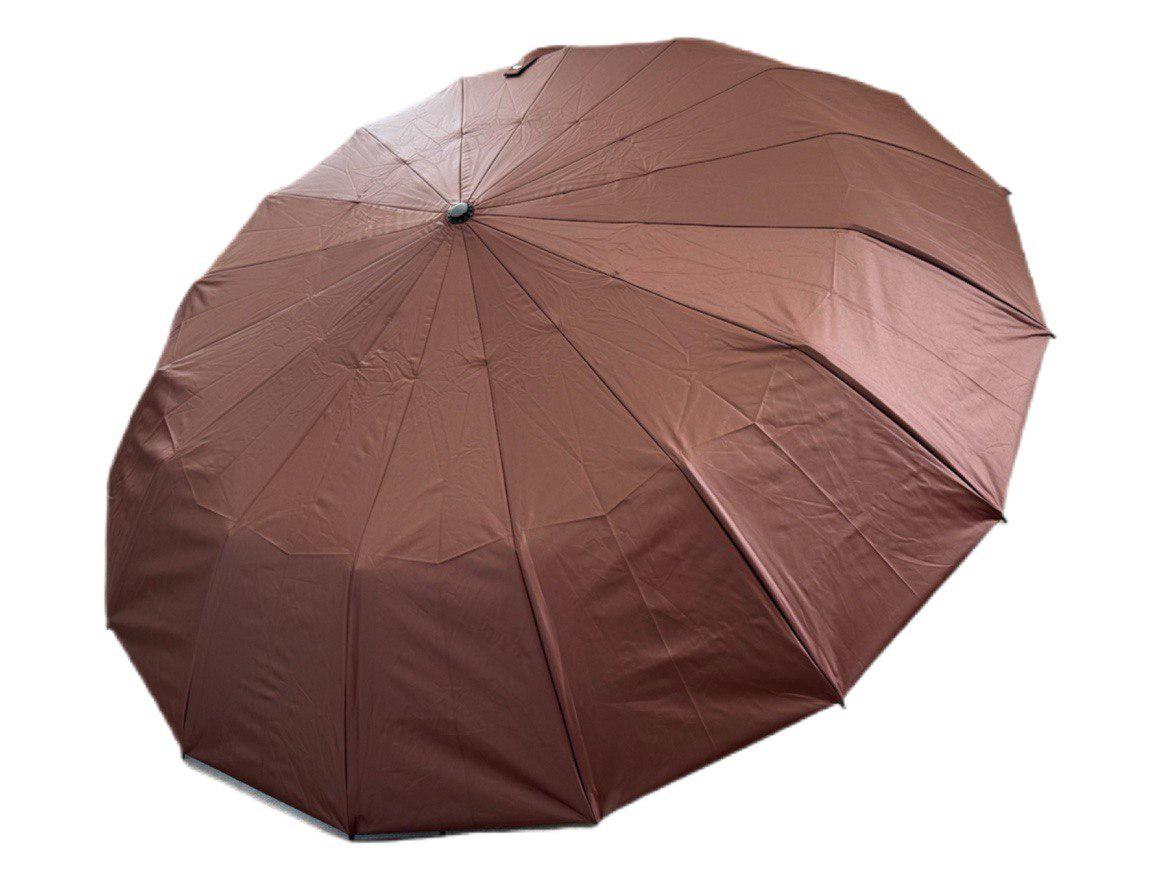 Зонтик автоматический SKS 16 тройных спиц Коричневый (6168Д) Зонтик автоматический SKS 16 тройных спиц Коричневый (6168Д)