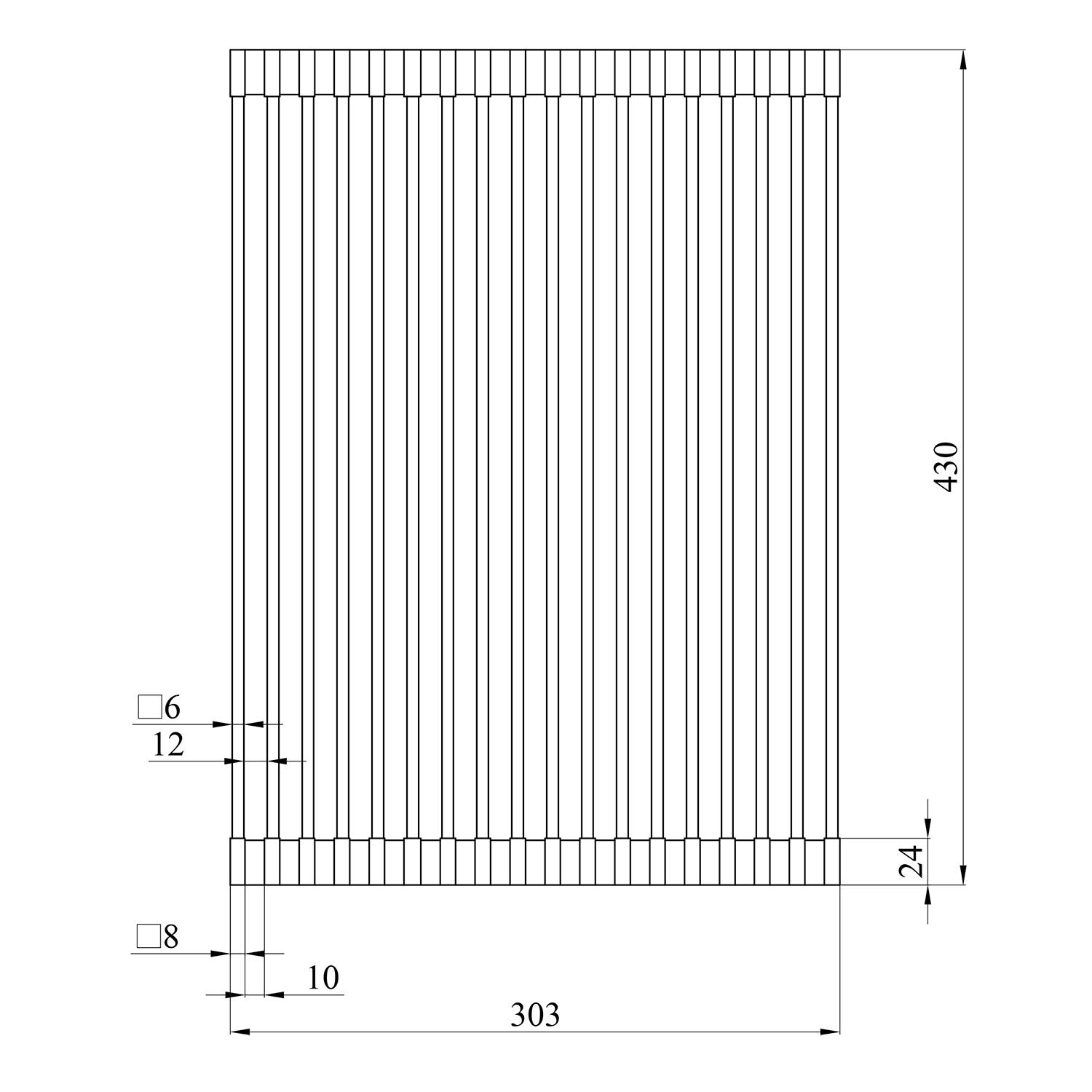 Сушилка для посуды Kroner KRP Matte SCH4331-1 (28240) - фото 2