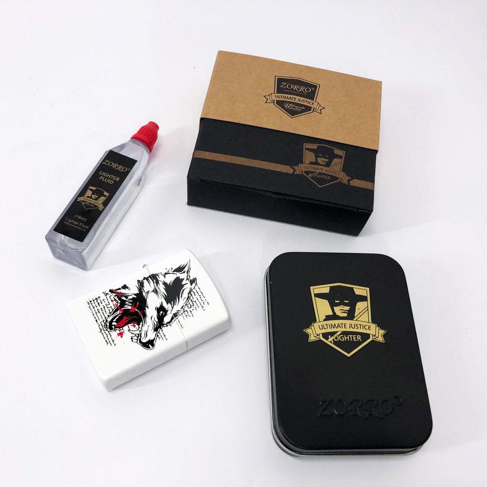 Набор для зажигалки бензиновая Zorro HL-341 Белый (310863) - фото 5 Набор для зажигалки бензиновая Zorro HL-341 Белый (310863) - фото 5