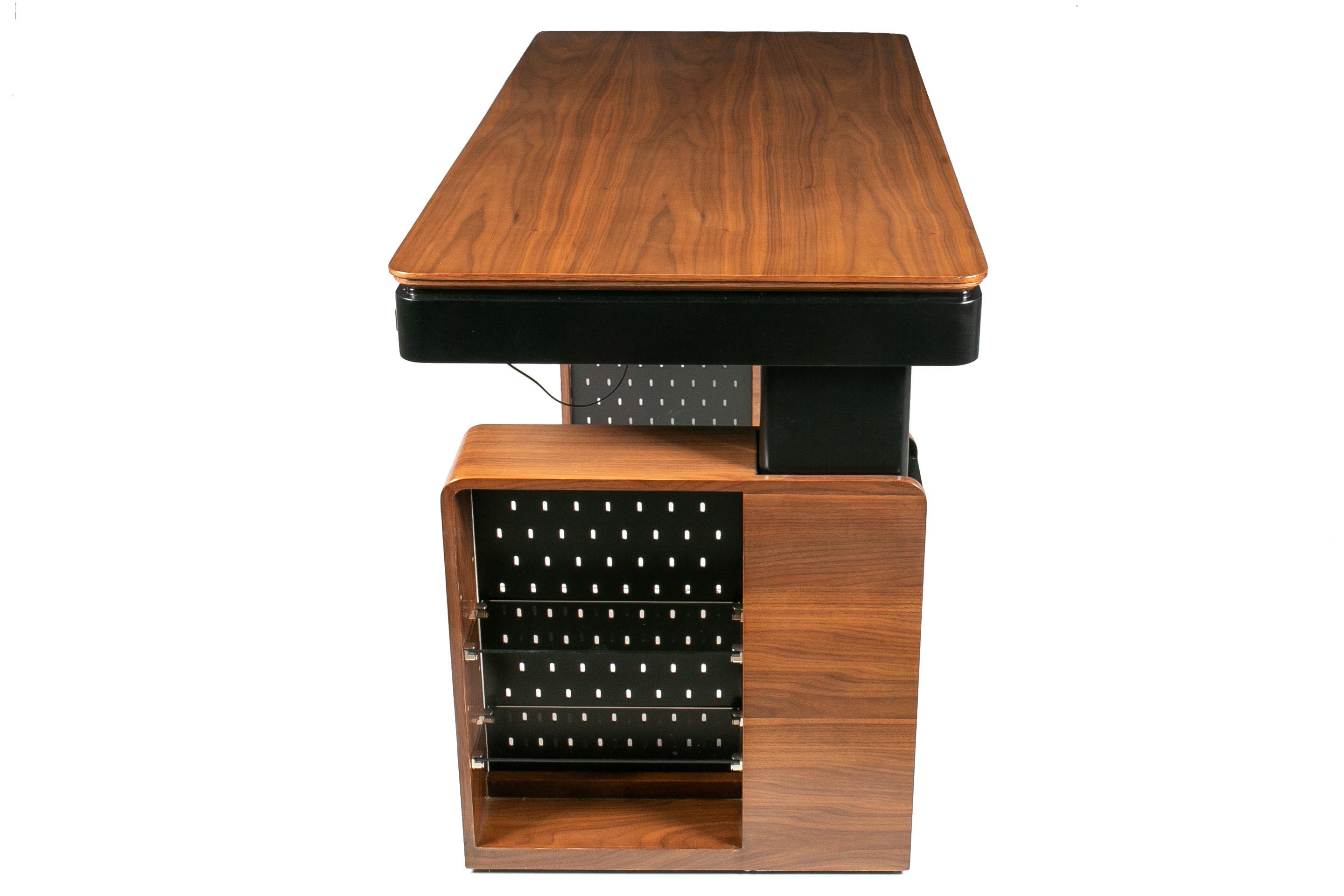 Регульований стіл кабінет Barsky Lux 2 motors 1400x700 мм Wood (LT-01) - фото 5