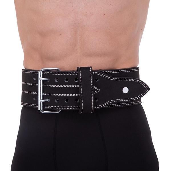 Пояс атлетический SB-165150 кожаный L Черный (34363016) - фото 8