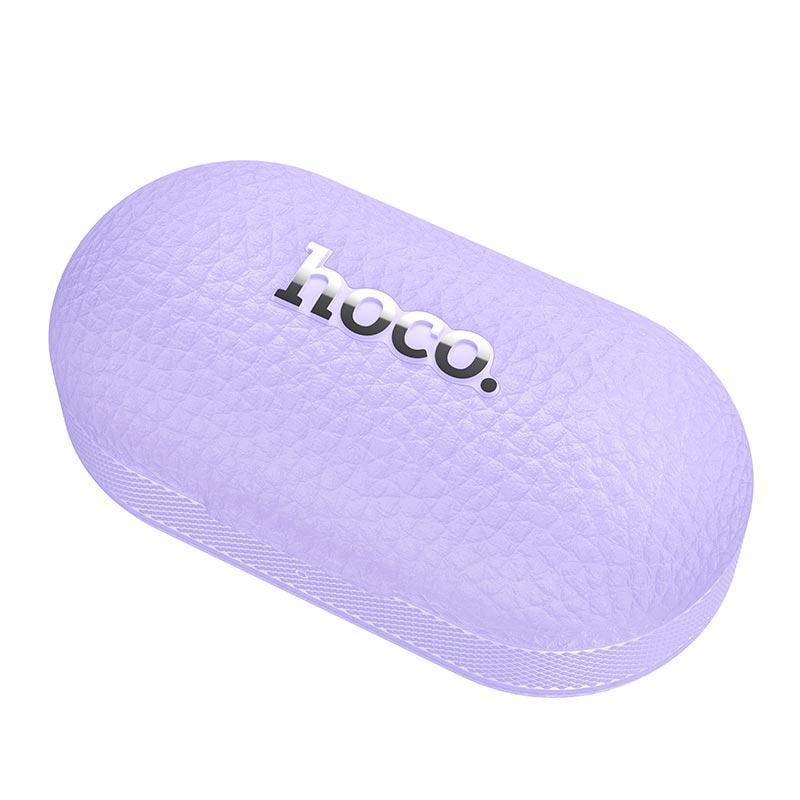 Наушники беспроводные Hoco EQ19 Duke V True Wireless BT с шумопоглощением и кейсом Фиолетовый (631467)