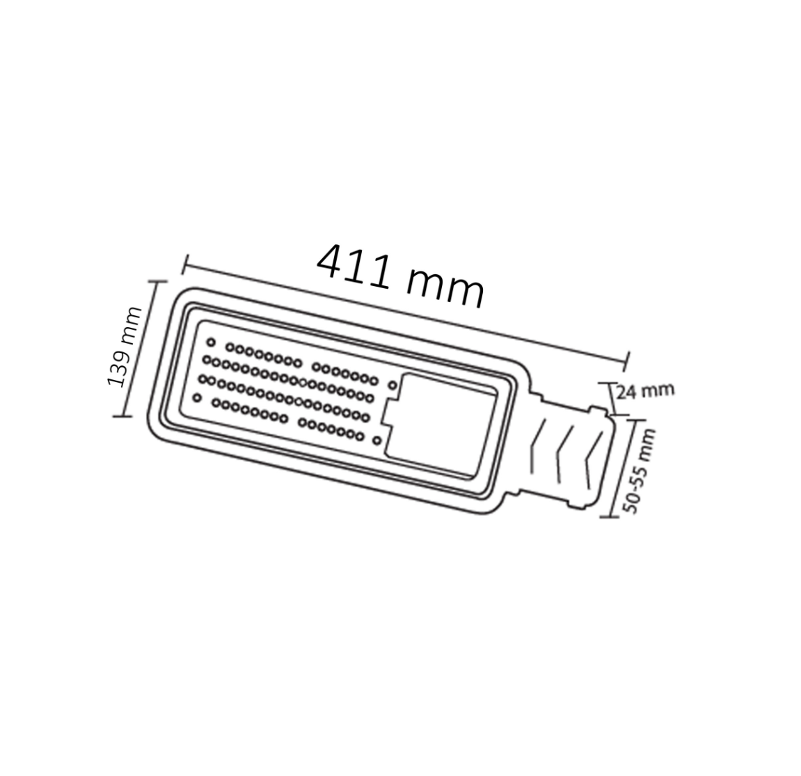 Консольний світильник вуличний STANDART SMD LED 200 Вт 6400К (s161021) - фото 2