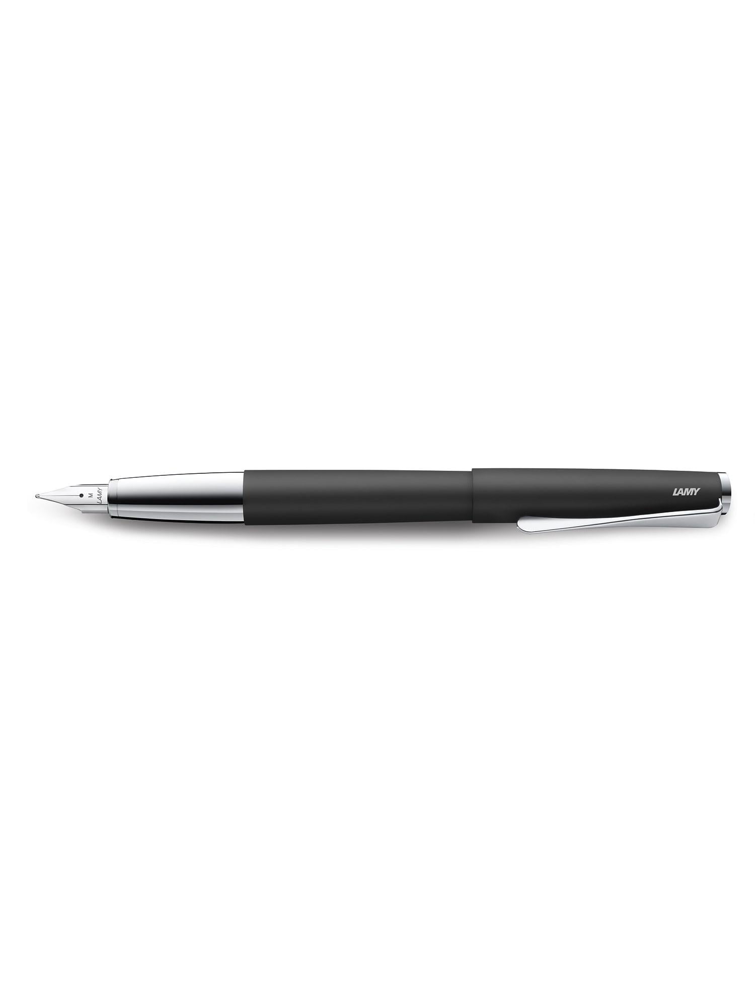 Письменная ручка чернильная Lamy Studio F чернила синие T10 Черный матовый (4000448)