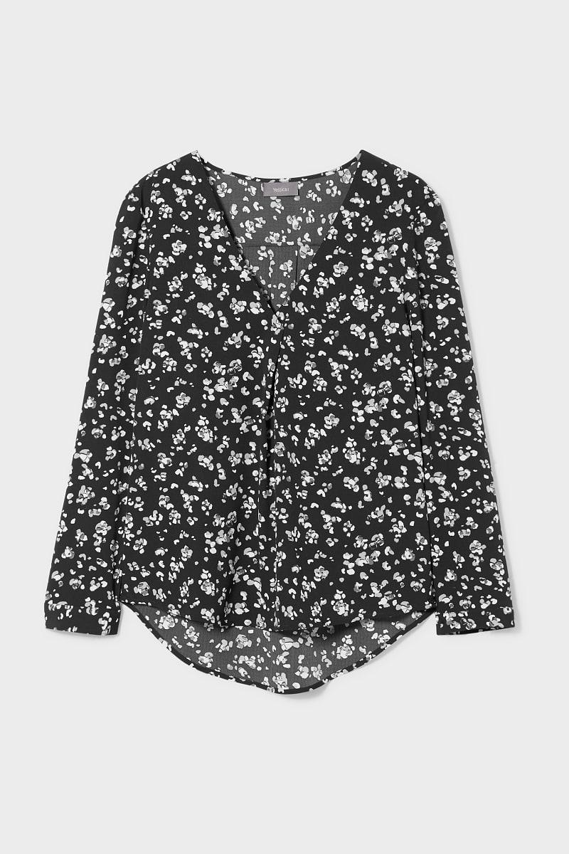 Блуза C&A Візерунок р. 34 Чорно-сірий (2116328)