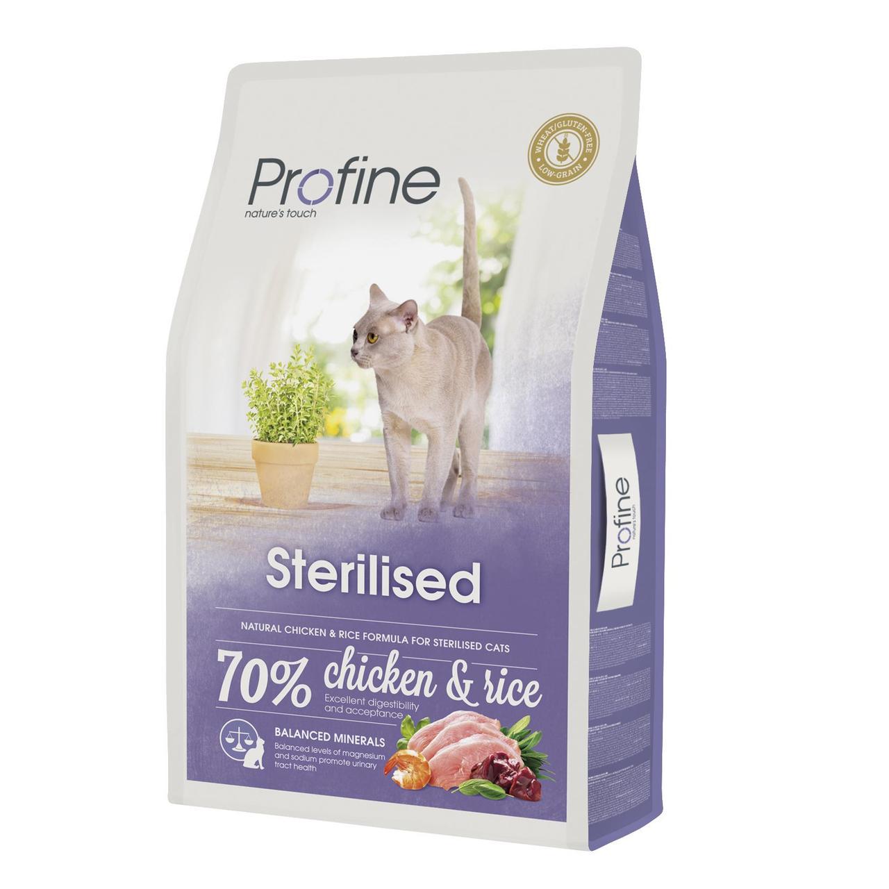 Корм сухой для стерилизованных котов Profine Cat Sterilised с курицей 10 кг (11237606)