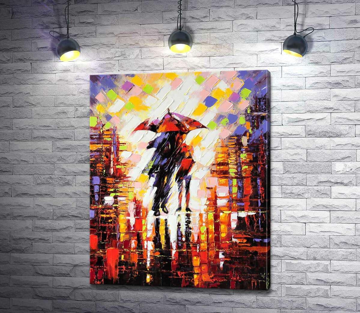 Картина ArtPoster Пара людей идет под зонтиком 103x130 см Модуль №1 (002000) Картина ArtPoster Пара людей идет под зонтиком 103x130 см Модуль №1 (002000)