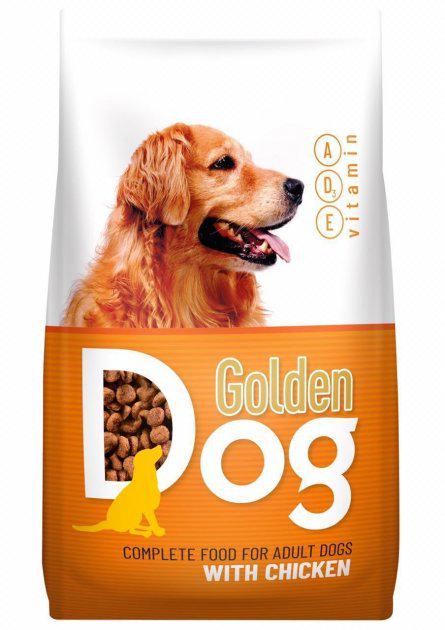 Корм сухой Golden Dog для взрослых собак всех пород со вкусом курицы 10 кг