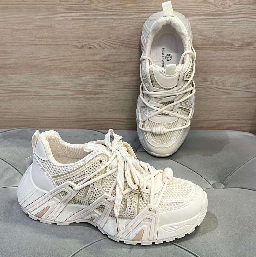 Кроссовки женские Next Step р. 40 25 см Бежевый (478)