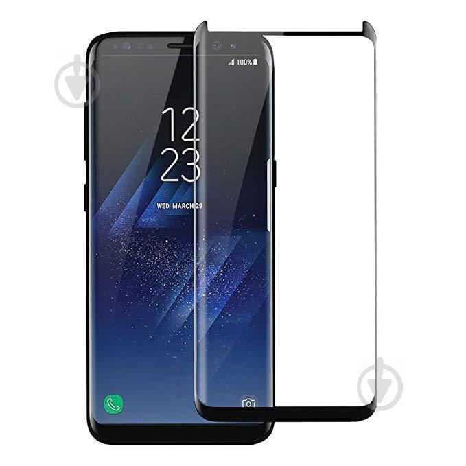 Захисне скло Walker 5D Full Glue Samsung Galaxy S8 Plus G955 Чорний (hub_gnhV77029)