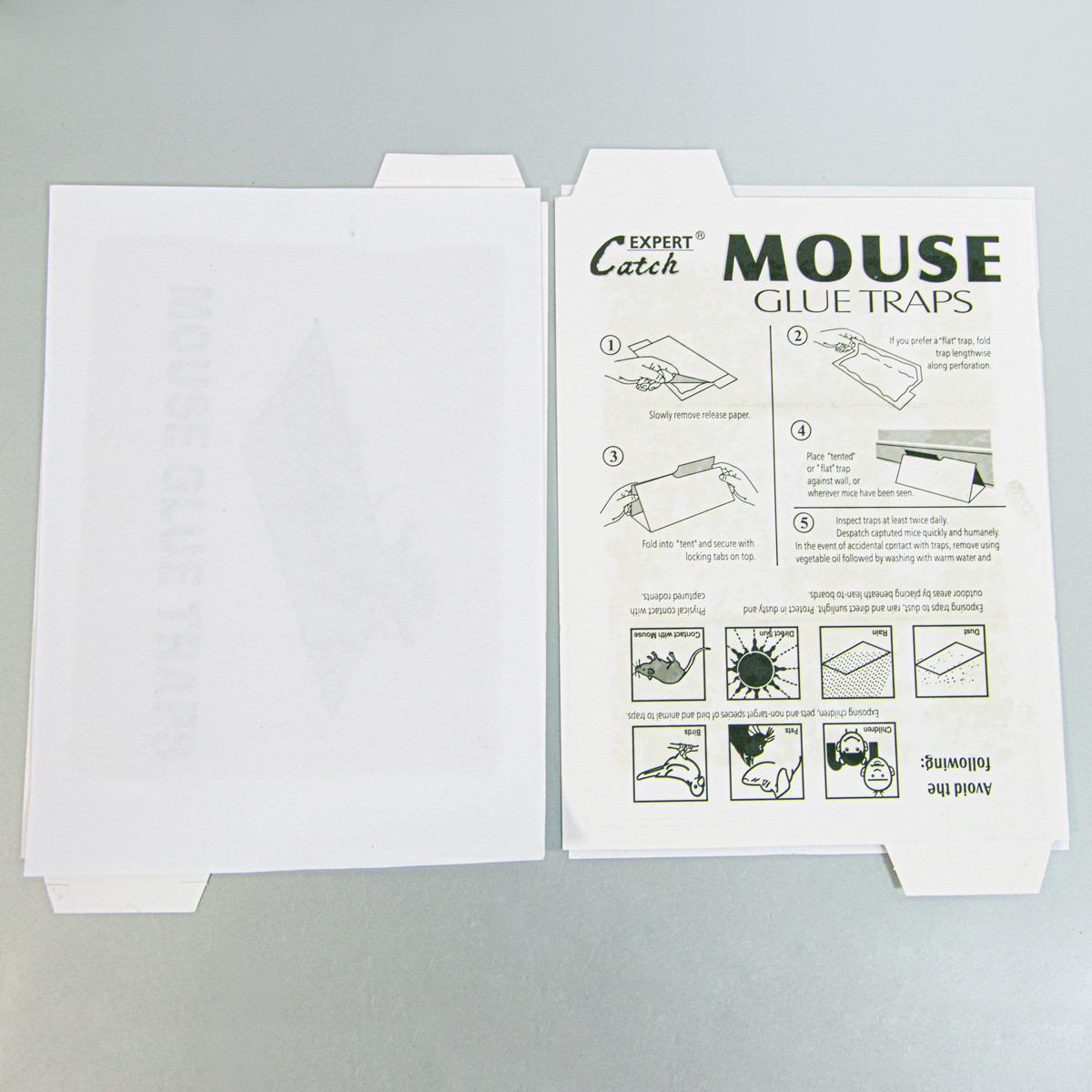 Мышеловка клеевая Catch Expert Mouse glue traps 2 листа 13х18 см 3 шт. (3000074-TOP-3) - фото 5