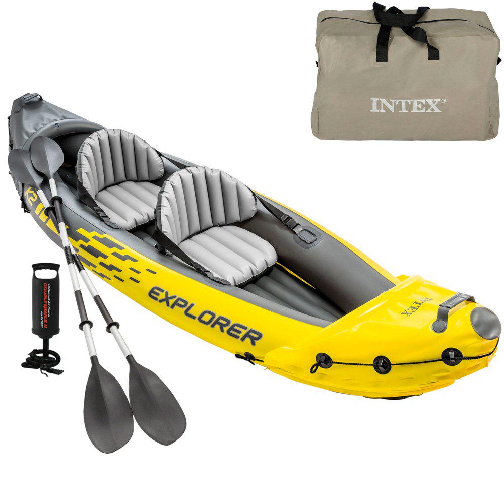 Надувная байдарка Intex 68307 Explorer K2 Kayak 312х91х51 см (51578) - фото 2