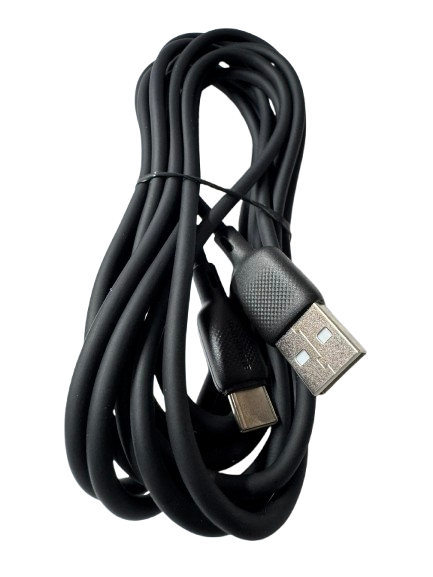 Кабель BOROFONE BX113BK, USB-Type-C 3А 3 м Black (67503) Кабель BOROFONE BX113BK, USB-Type-C 3А 3 м Black (67503)