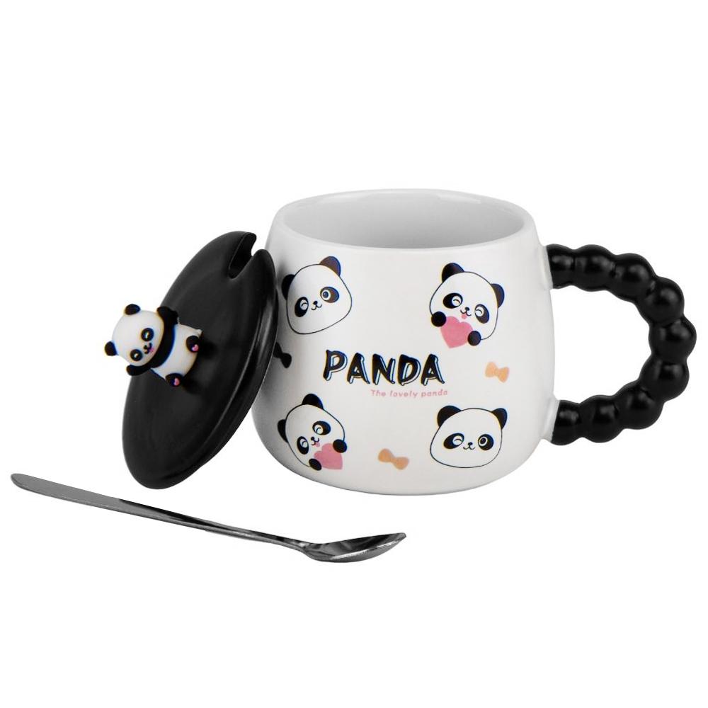Кружка керамическая Elisey The lovely panda 300 мл Белый (9050-003)