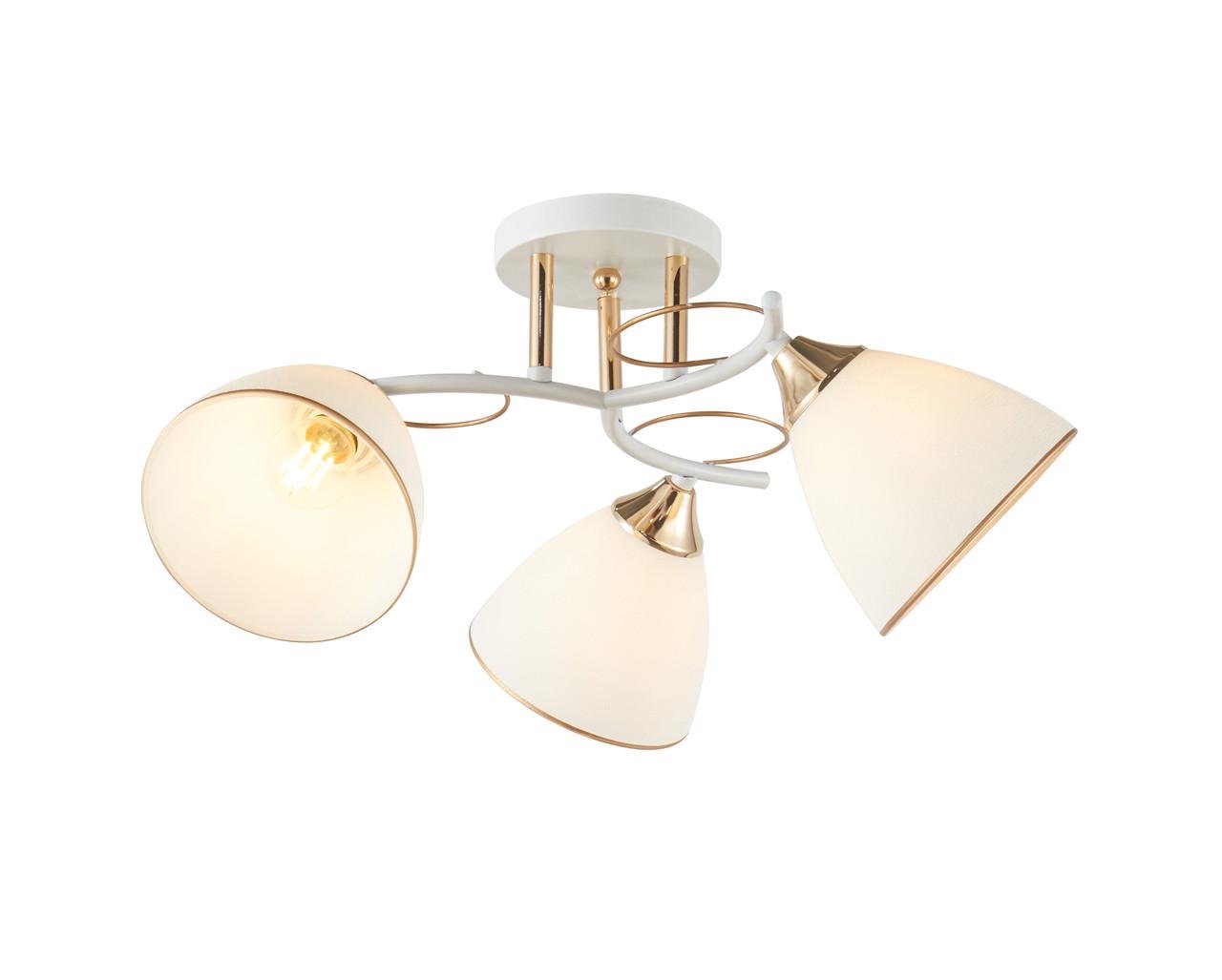 Люстра потолочная Sirius на 3 лампы Белый (196396/3)