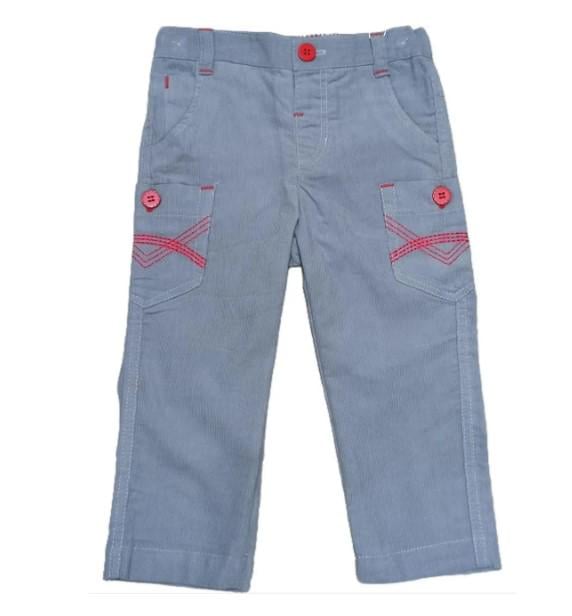 Брюки вельветовые на мальчиков Bembi ШР 80 р. 80 Серый