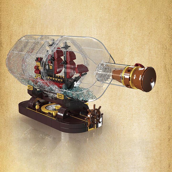 Конструктор Queen Revenger MOULD KING Корабль пиратский в бутылке 885 дет. (10085) - фото 3