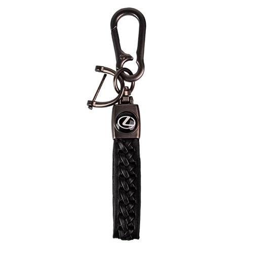 Брелок LEXUS кожзам длинный с косой скоба с карабином (00000062956)