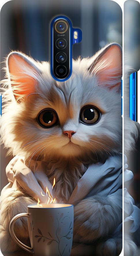 Чехол на Realme X2 Pro White cat (5646m-1866-42517)