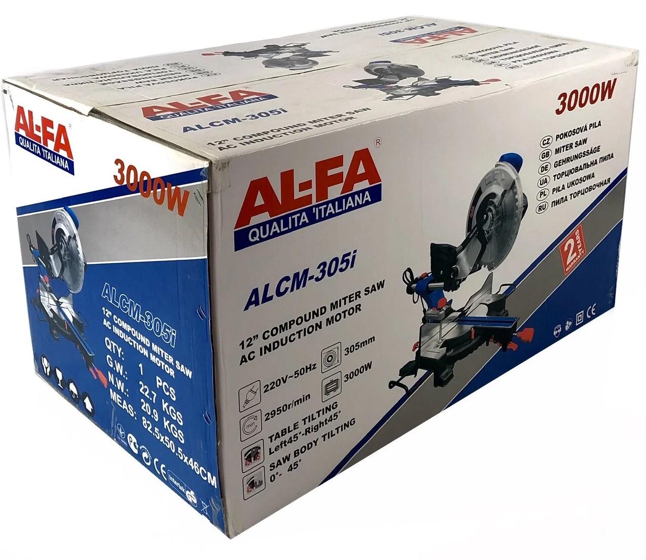 Торцовочная пила AL-FA ALCM-305i (4483043) - фото 6 Торцовочная пила AL-FA ALCM-305i (4483043) - фото 6