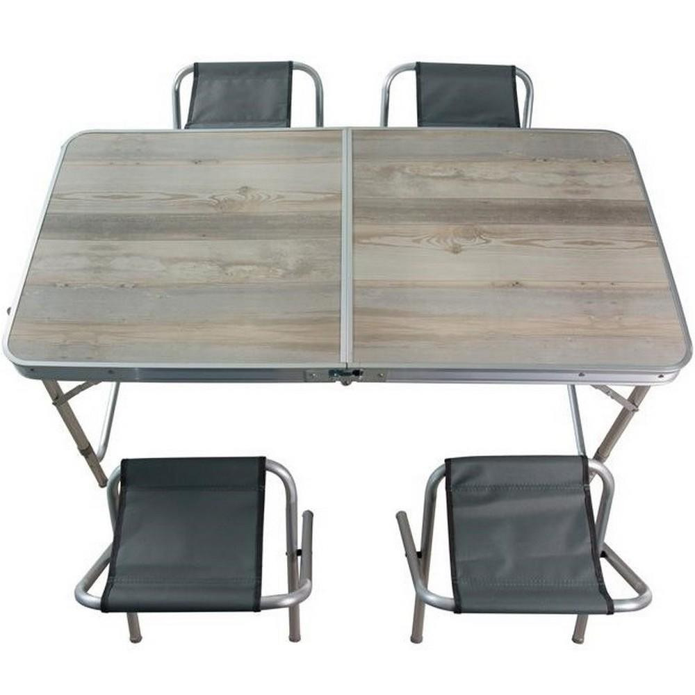 Набор мебели для пикника Time Eco TE 042 AS стол и 4 стула (5268548552572) - фото 2