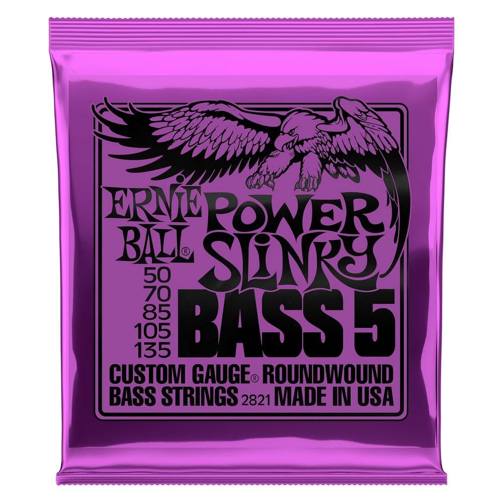 Струни Ernie Ball 2821 5-String Bass 50-135 Power Slinky (1054)