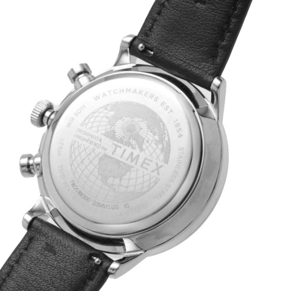 Наручные часы мужские Timex Waterbury Classic Chrono кварцевые Silver (Tx2u88300) - фото 2