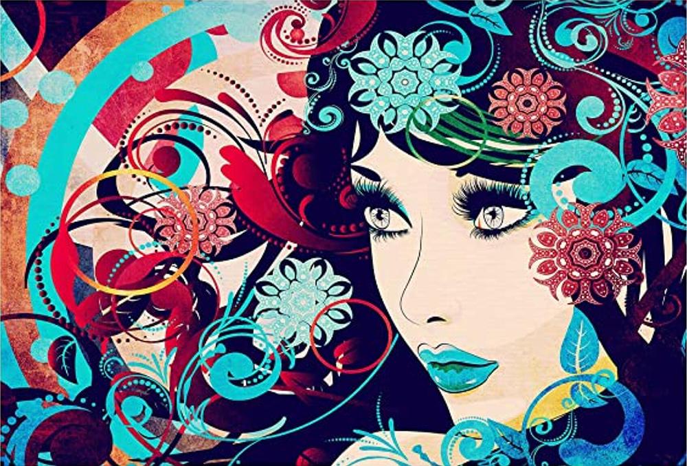 Алмазна мозаїка Emerald Craft Дівчина поп арт 30x40 см (23686)