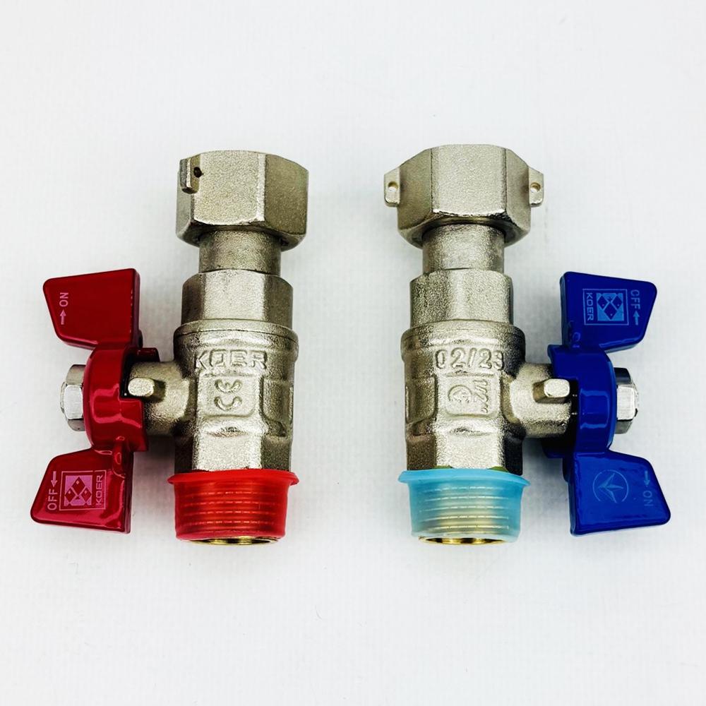 Комплект кранов NG Boiler series с гайкой 1/2" (34766375)
