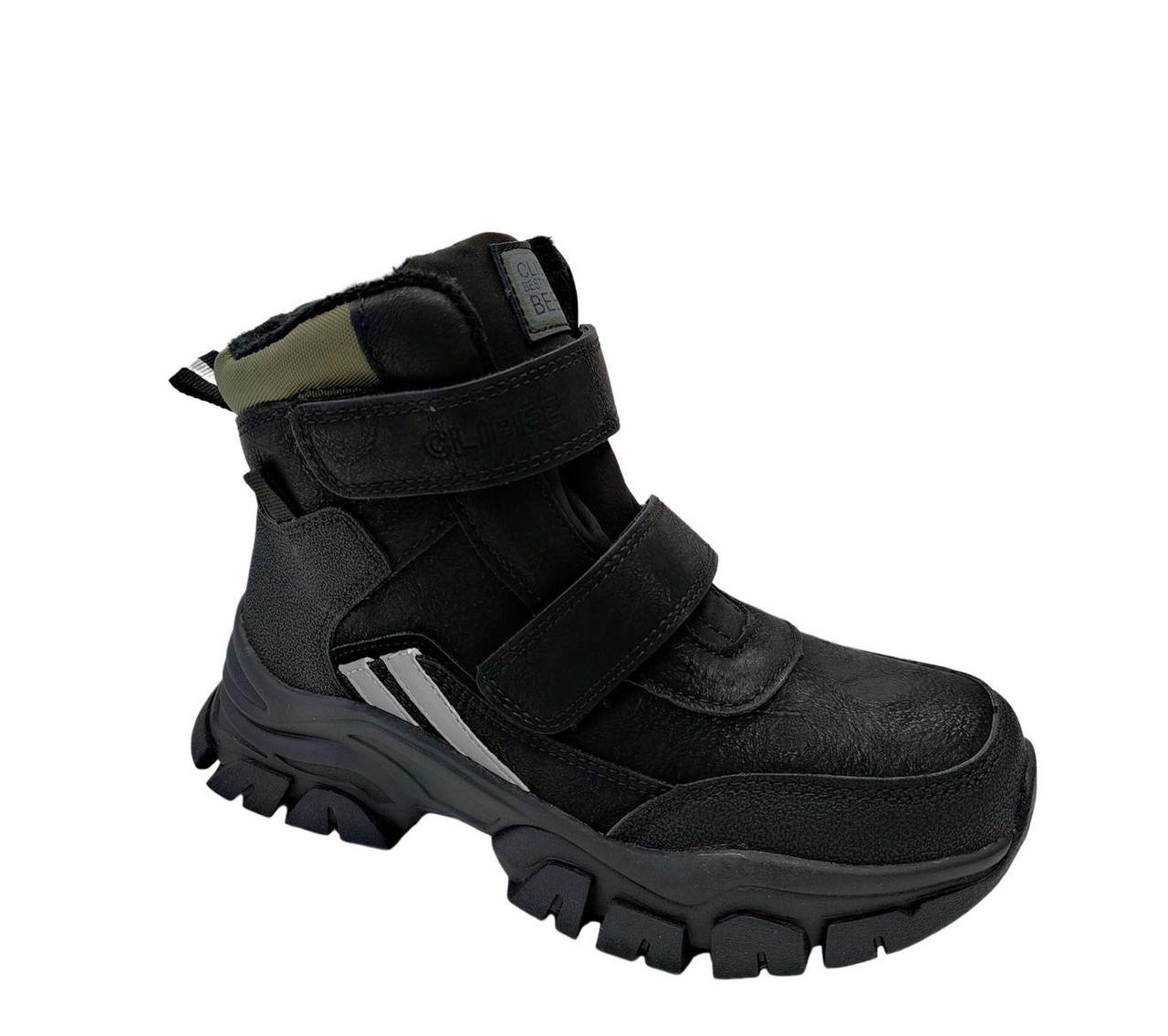 Ботинки зимние для мальчиков Clibee HC383833/34 р. 34 Черный