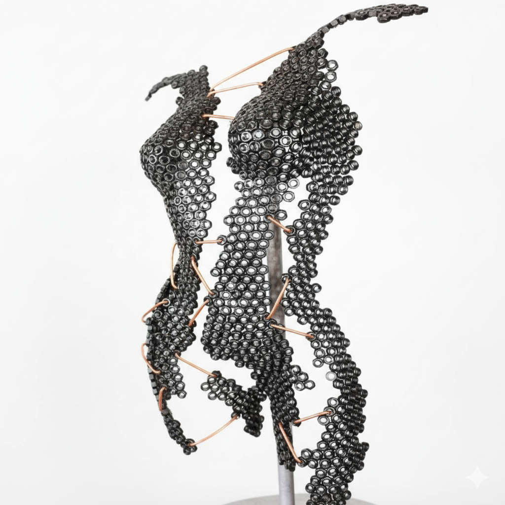 Скульптура торса из металла ручной работы (30708586)