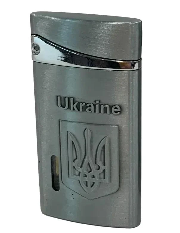 Зажигалка газовая "Україна" Турбо Серебристый (32162170) Зажигалка газовая "Україна" Турбо Серебристый (32162170)