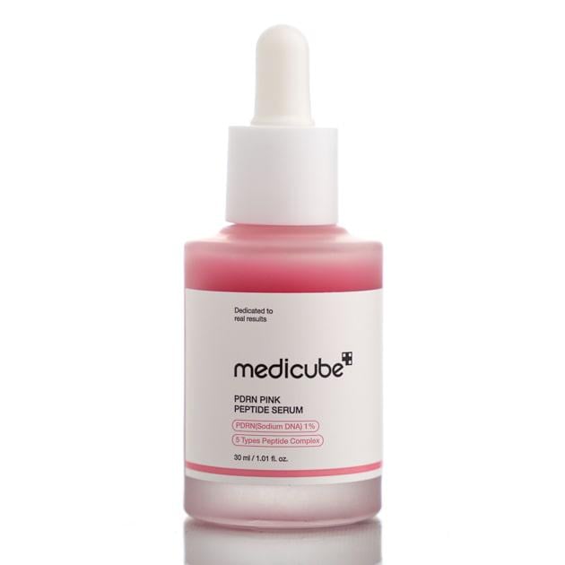 Сыворотка регенерирующая с полинуклеотидами экзосомами и спикулами Medicube PDRN Pink Peptide Serum 30 мл
