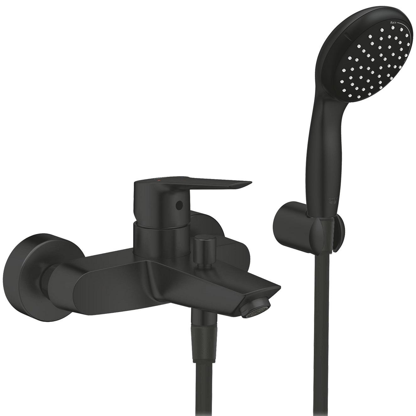 Смеситель для ванны Grohe QuickFix Start UA30330701 CV032747 однорычажный Черный (195801)
