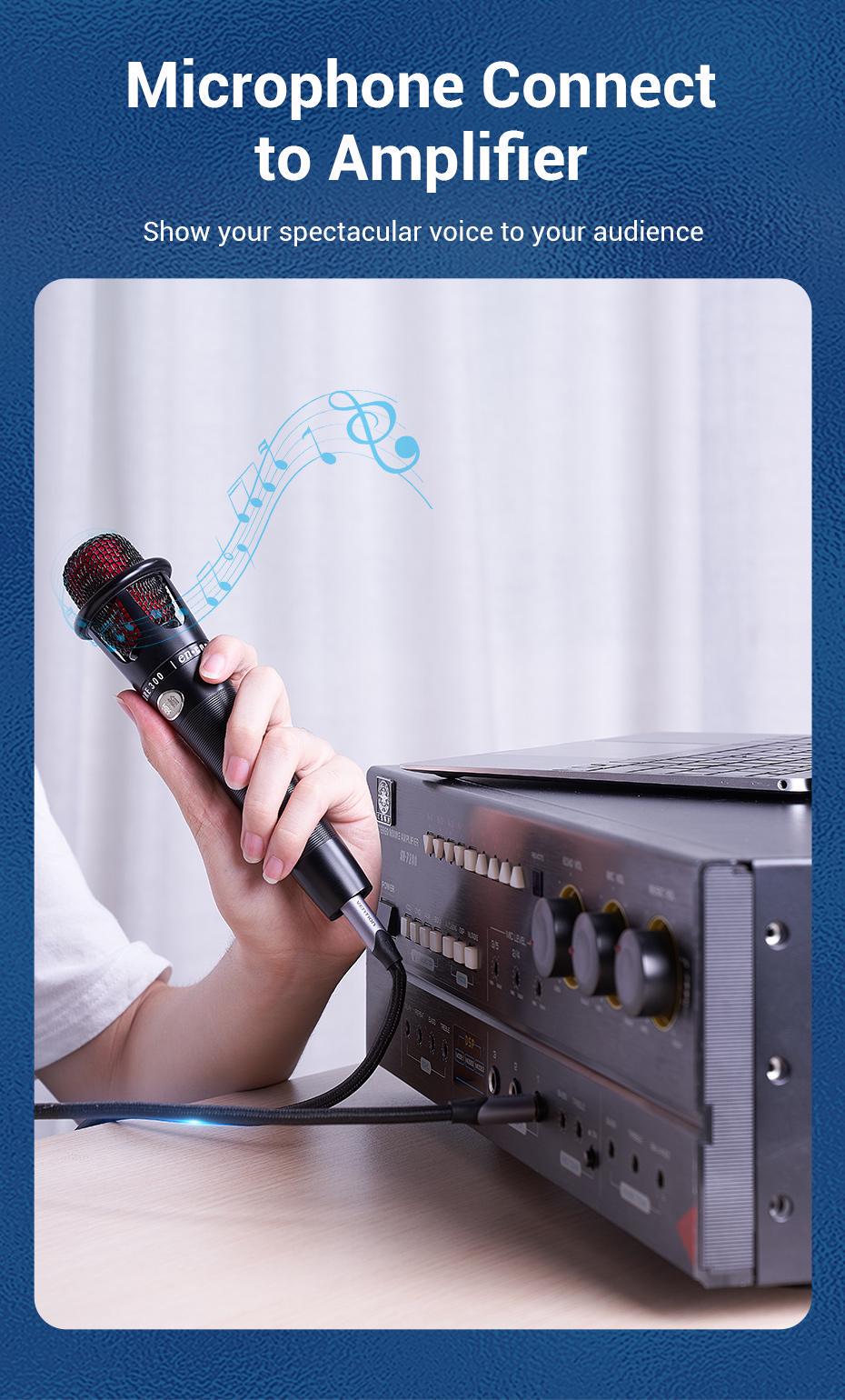 Кабель Vention 6.5 мм Jack-6.5 мм Jack HiFi Аудіо 6.35 мм AUX TS нейлонове обплетення 0,5 м Чорний (BASHD) - фото 10 Кабель Vention 6.5 мм Jack-6.5 мм Jack HiFi Аудіо 6.35 мм AUX TS нейлонове обплетення 0,5 м Чорний (BASHD) - фото 10