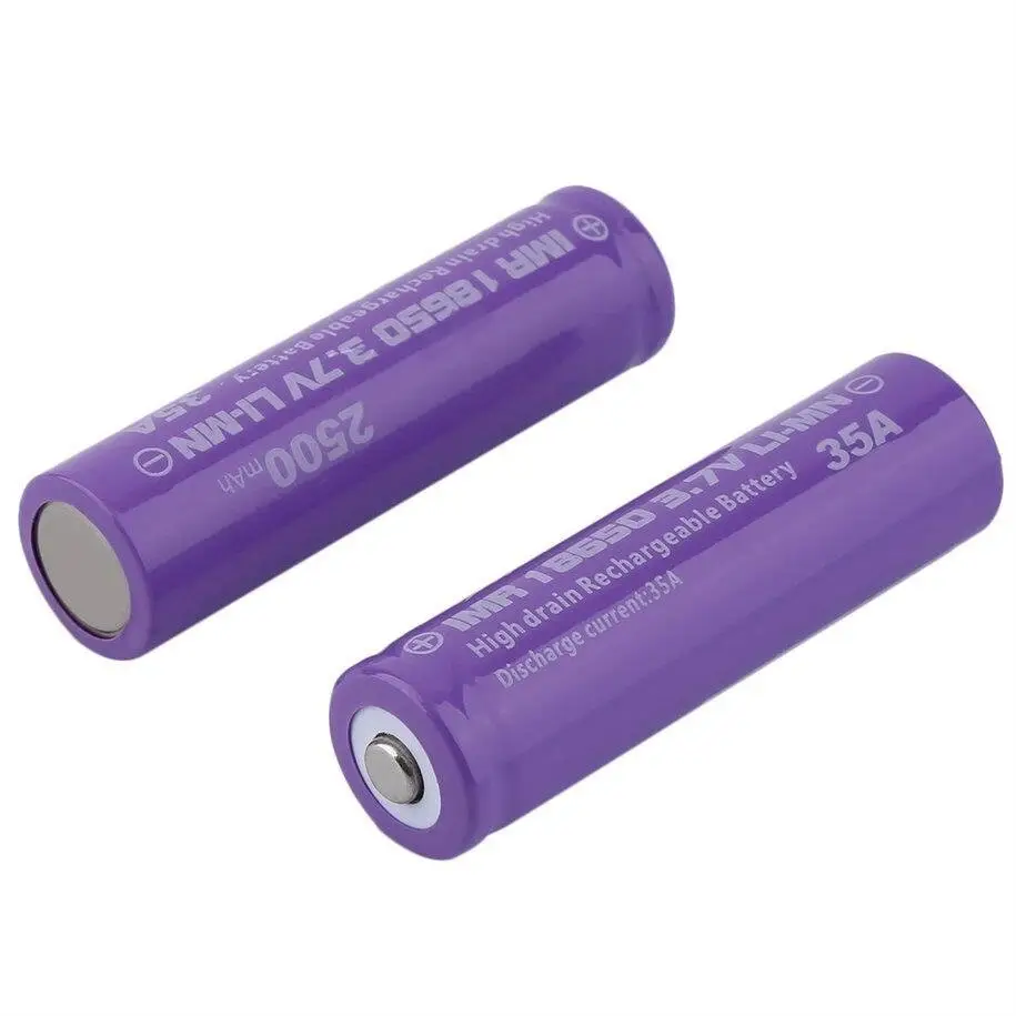 Акумулятор високострумовий IMR 35A 3,7V 2500mAh (18650) - фото 3