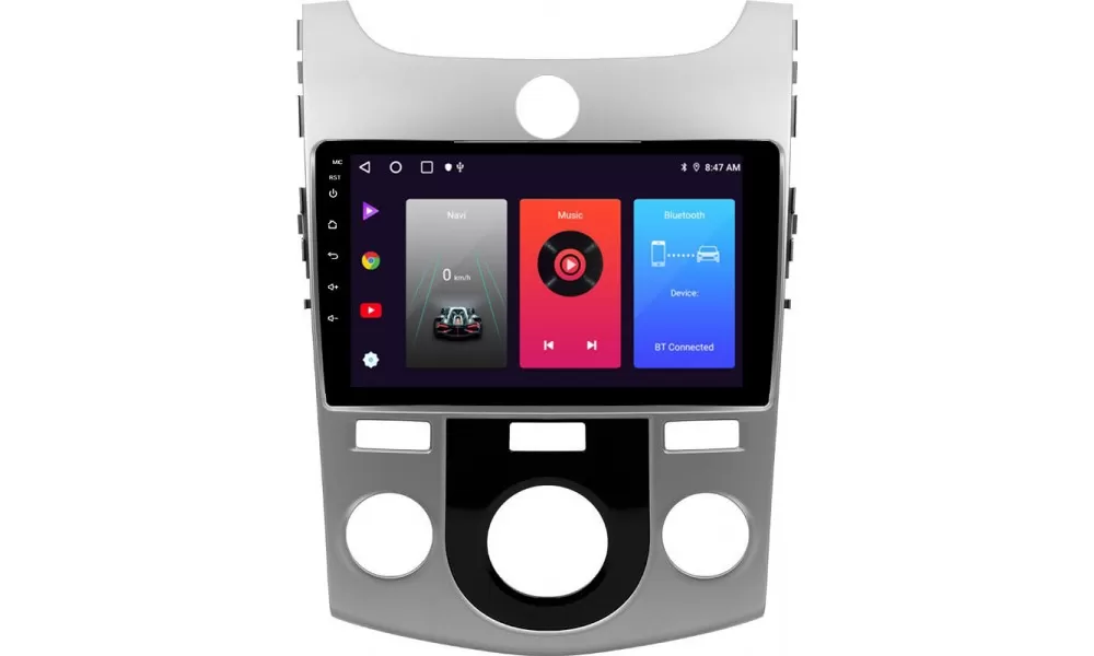 Автомагнитола штатная Sigma S9332 для Kia Cerato 2 TD 2008-2013 F1 3/32 Gb 4G DSP 9" (AR-91107)