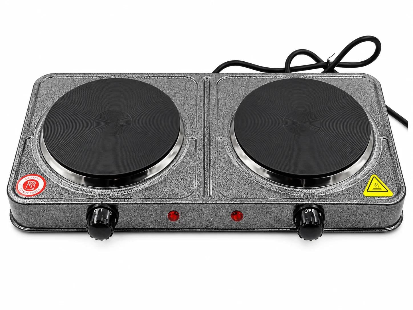 Плита электрическая настольная Domotec MS-5822 Серый (GR-06938)