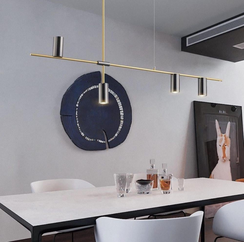 Світильник подовжений з чотирма чорними спотами Золотий (LF_Y 8857B-4) - фото 4 Світильник подовжений з чотирма чорними спотами Золотий (LF_Y 8857B-4) - фото 4