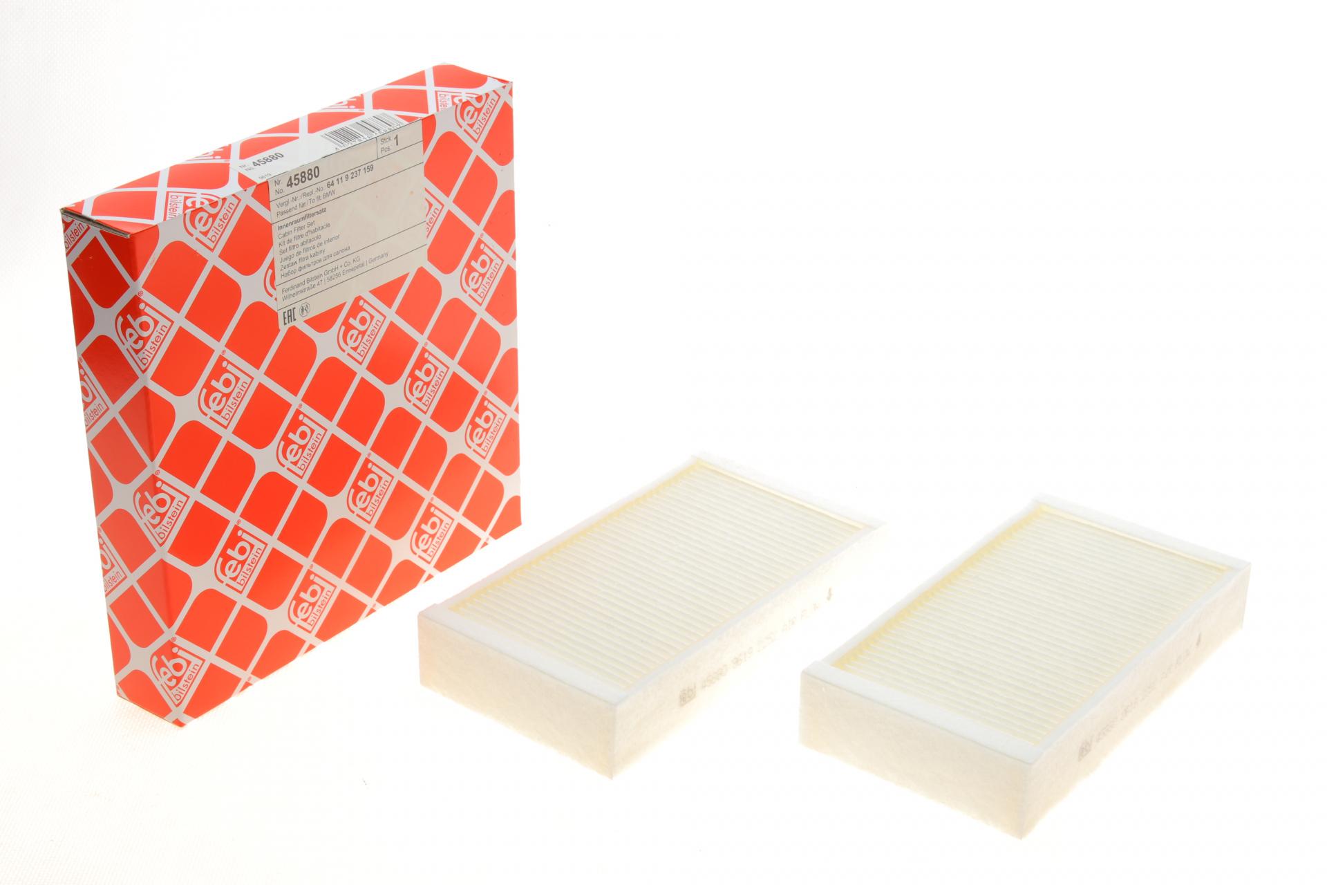 Фильтр салона FEBI BILSTEIN для BMW X3 F25/X4 F26 2,0-3,0 10-18- 45880)