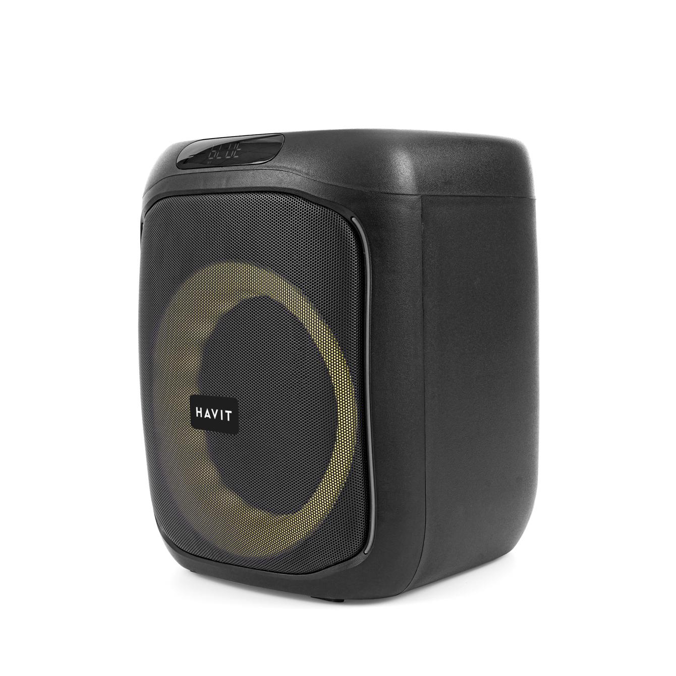 Портативная колонка с микрофоном Havit SQ146BT 60W RGB Black (SQ146BT) - фото 6